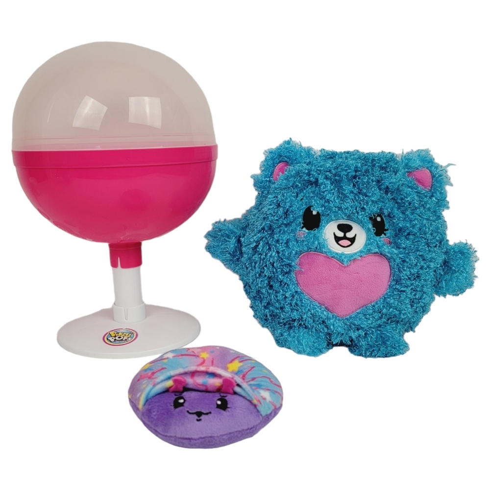 Pikmi Pops Surprise Sweet Scented 'LOVE THE CURLY BEAR' & DoughMis Donut Plush